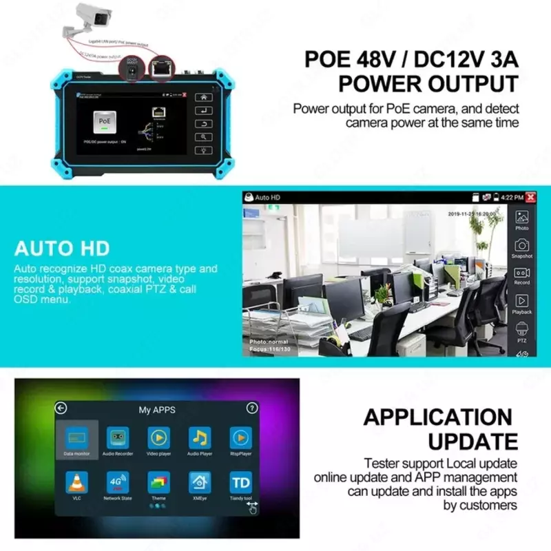 ip/ahd/analog tester