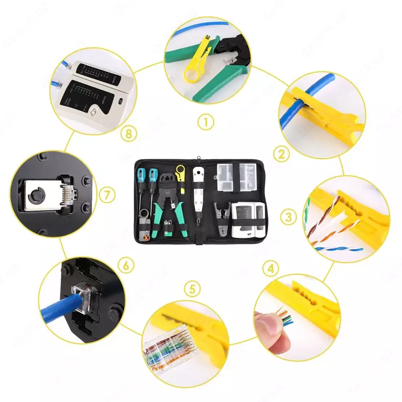 Набор инструментов для сетевых работ