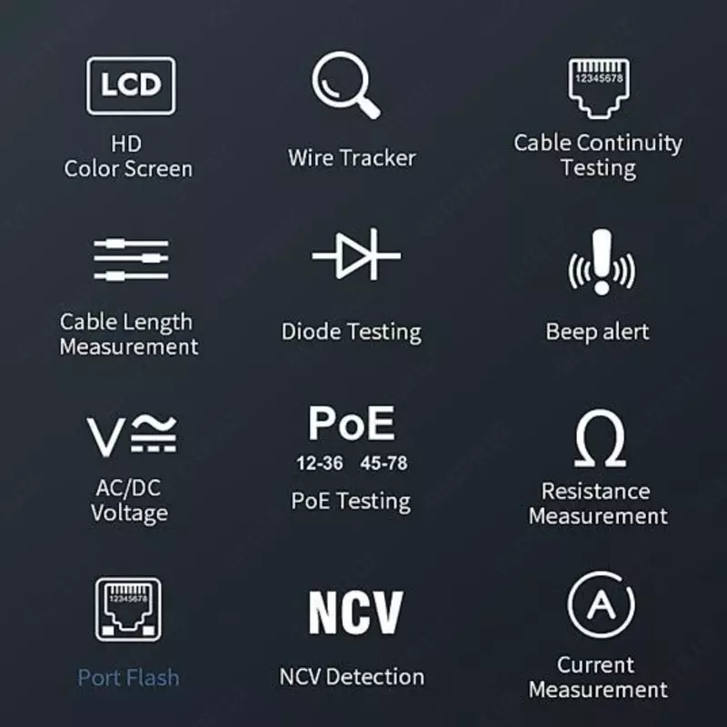 Ko'p funksiyali tarmoq tester Noyafa NF-B509