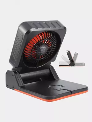 Портативный вентилятор на солнечной панели с зарядкой через USB. - 400 000 сум / шт