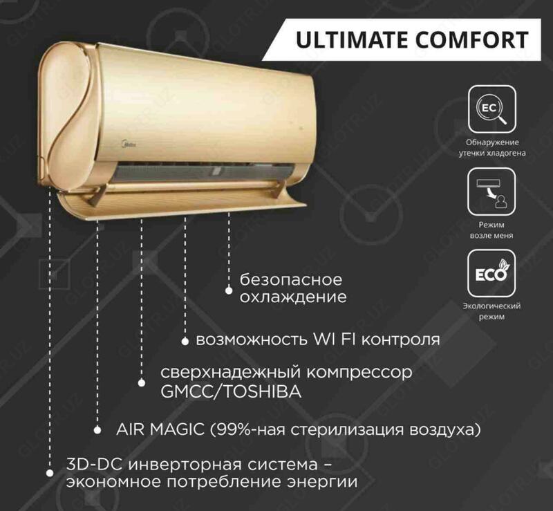 Кондиционер Ultimate Comfort *Inverter 9 - от {0} сум