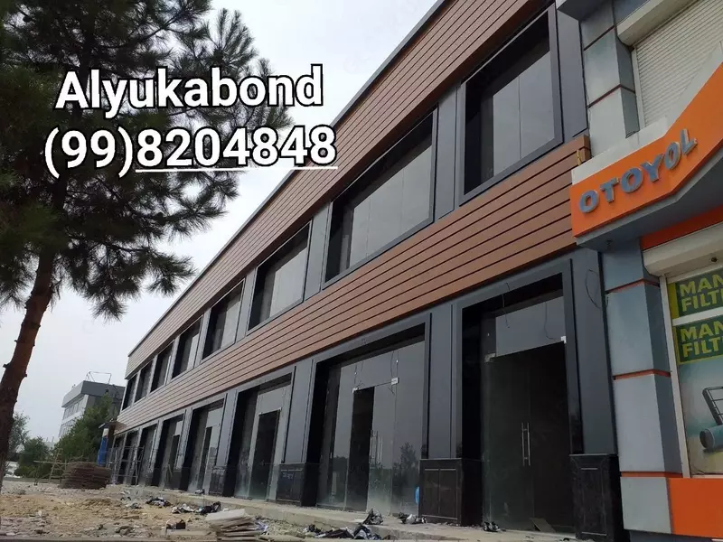 Сборка и установка алюкобонда