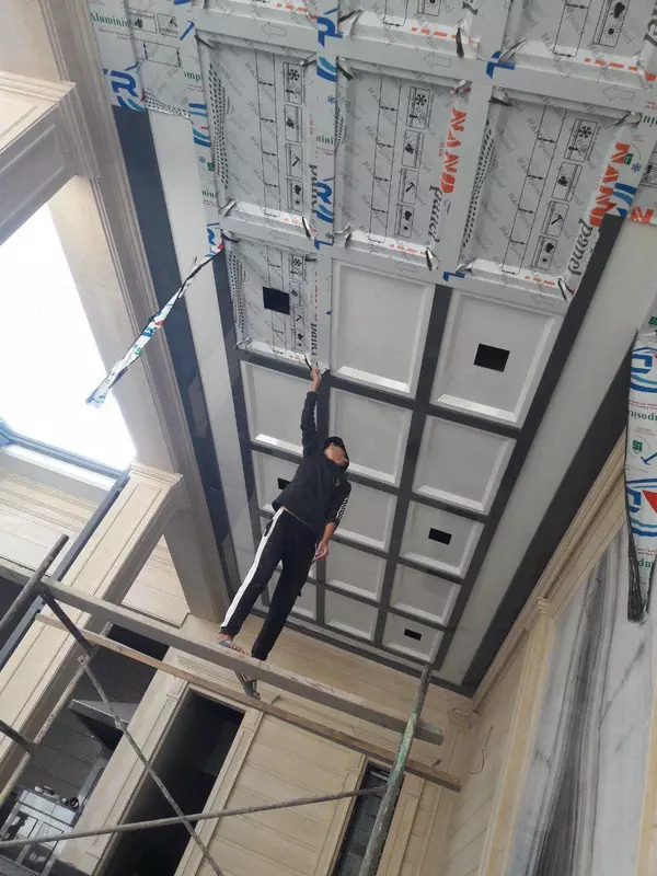 Alukobond va travertin Toshkentda fasad ustasi alukobond va alkafon /Alyukobond 017