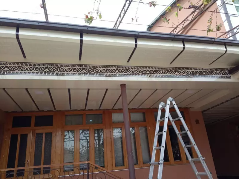 Alukobond va travertin Toshkentda fasad ustasi alukobond va alkafon /Alyukobond 024