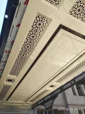 Alukobond va travertin Toshkentda fasad ustasi alukobond va alkafon /Alyukobond 084