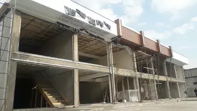 Alukobond va travertin Toshkentda fasad ustasi alukobond va alkafon /Alyukobond 090