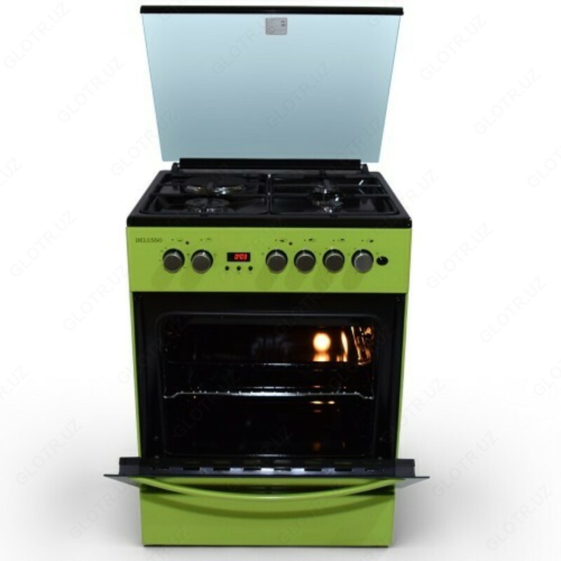 Газовая плита DELUSSO T6311T6/GREEN - 4 081 081.2 сум