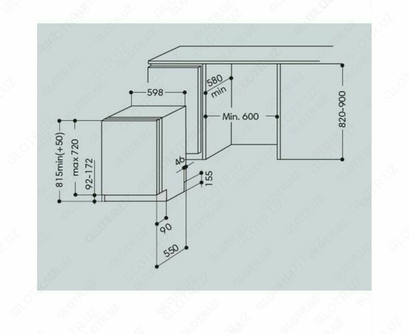 Посудомоечная машина Goodwell GW 1465 BI