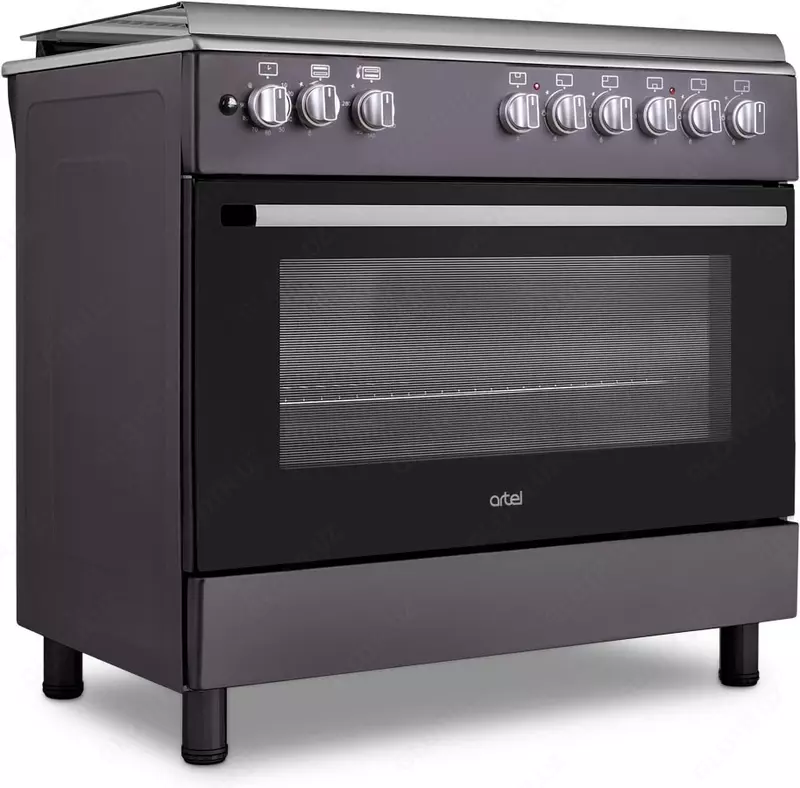 Комбинированная плита Milagro F90 G черно-матовый