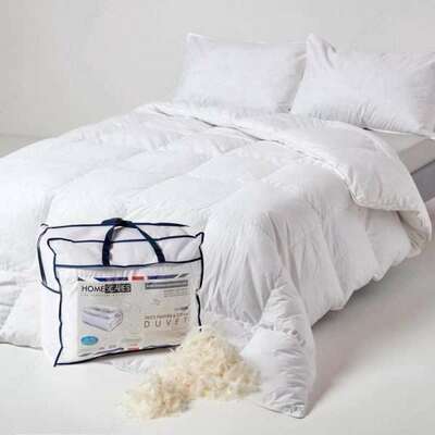 Аксессуары для спальни - HomeScapes Duck Down Duvet White