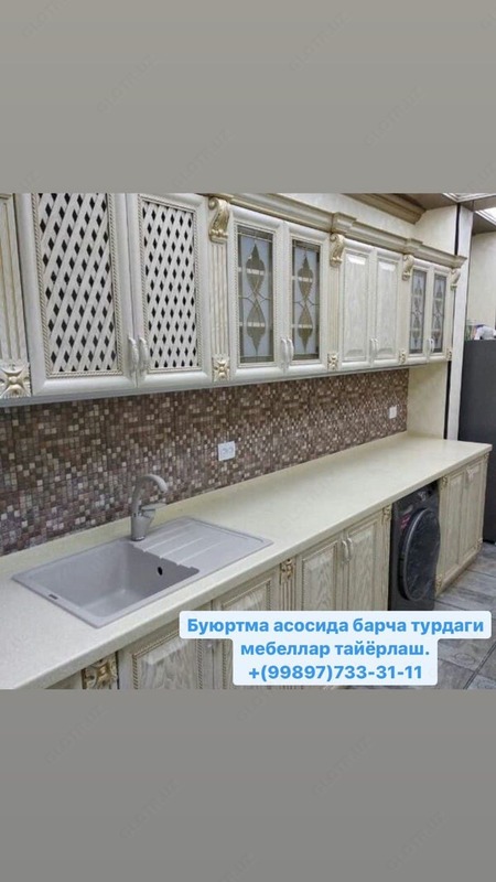 №1 buyurtma bo'yicha oshxona mebellari