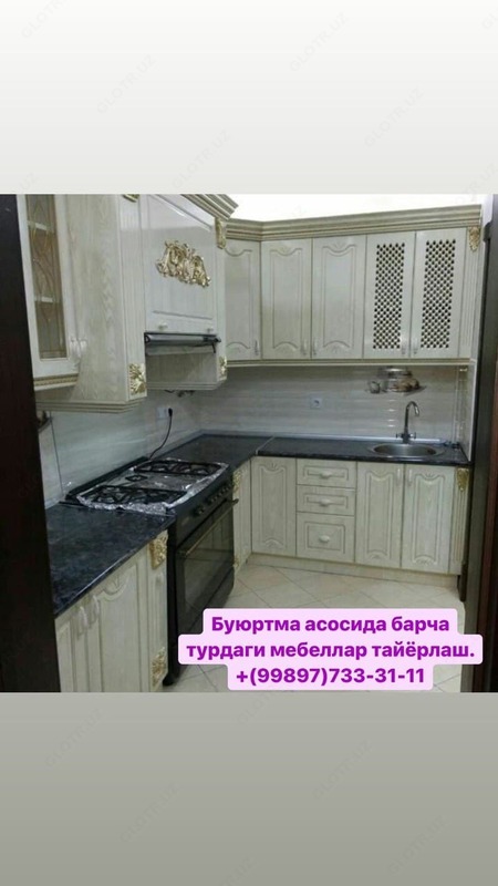 №1 buyurtma bo'yicha oshxona mebellari