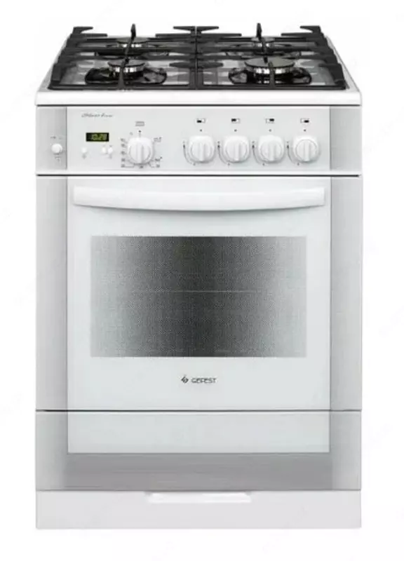 "Gefest" gaz plitasi 6500-03 0042 (Oq/Kumush)