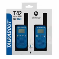   Портативная радиостанция Motorola Talkabout T42  2 шт. (Синяя)