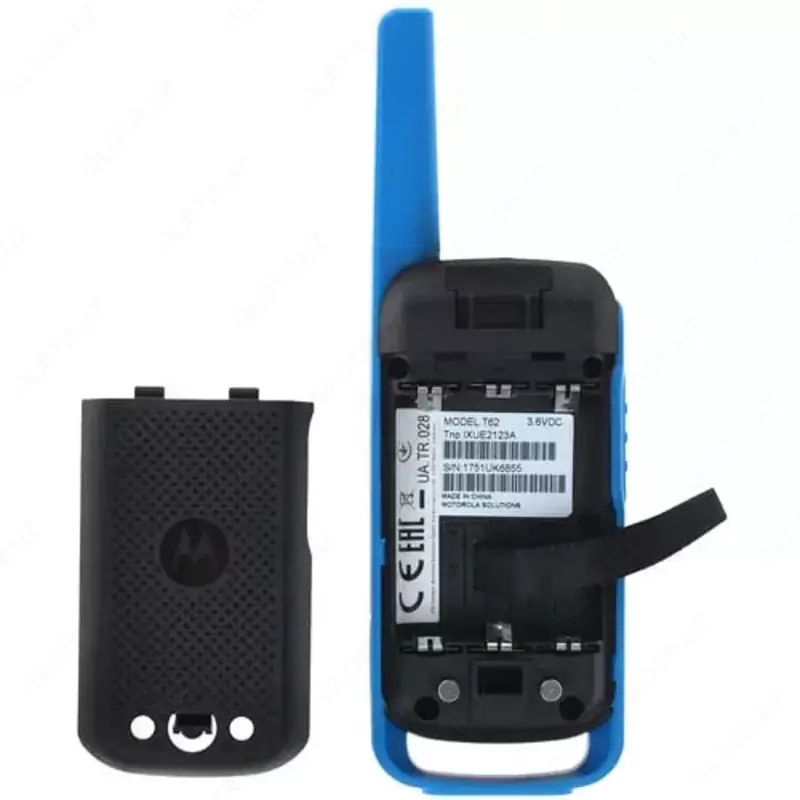  Портативная радиостанция Motorola Talkabout T62  2 шт. (Синяя/Черная) - 
