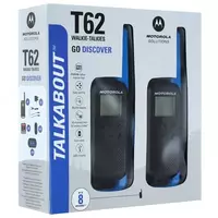  Портативная радиостанция Motorola Talkabout T62  2 шт. (Синяя/Черная) Только в розницу