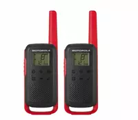 Portativ radio Motorola Talkabout T62  2 dona. (Qizil/qora)