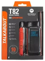  Портативная радиостанция Motorola Talkabout T82  2 шт. (Красная/черная) Только в розницу