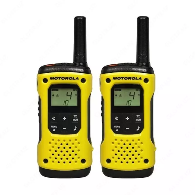 Portativ radio Motorola TLKR-T92 H2O  2 dona. (qora/sariq)