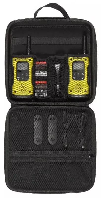  Portativ radio Motorola TLKR-T92 H2O  2 dona. (qora/sariq) Chakana savdo