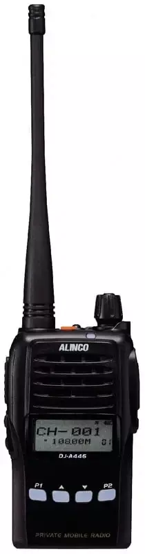Portativ UHF radiosi "ALINCO" DJ-A446 (qora)