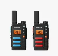 Portativ radiostansiya PMR Samcom FT-18  2 dona (qora/kok/qizil)