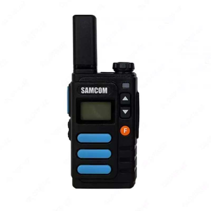  Portativ radiostansiya PMR Samcom FT-18  2 dona (qora/kok/qizil) - 