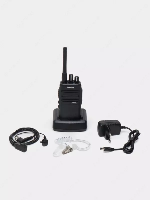  Portativ radio PMR Samcom CP-500 (Qora) Chakana savdo