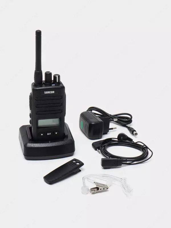 Portativ radio PMR "Samcom" CP-510 (Qora)