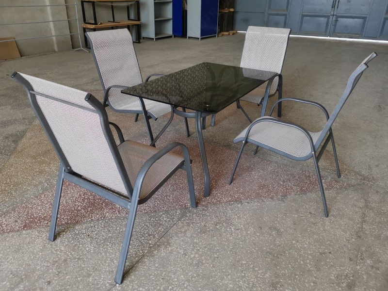 Стол со стульями для сада и дачи - 2 631 910.6 сум