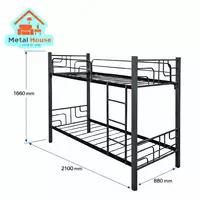  Ikki qavatli yuqori texnologiyali karavot - 