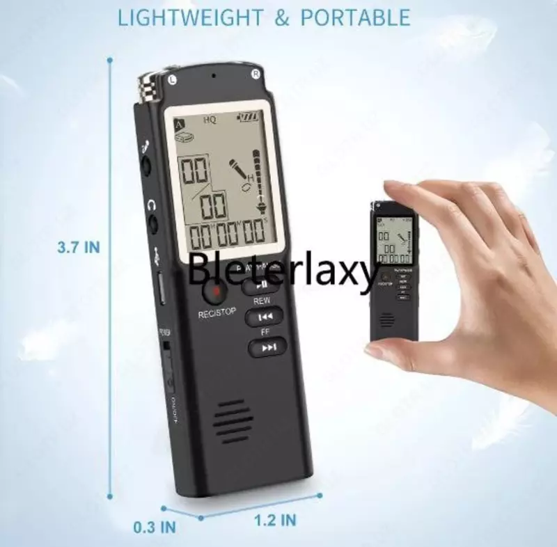 Диктофон 25-30 часов непрерывной записи 16 Гб