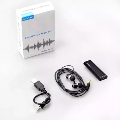 Диктофон "Savetek" GS-R22 8ГБ - 55-60 часов непрерывной записи