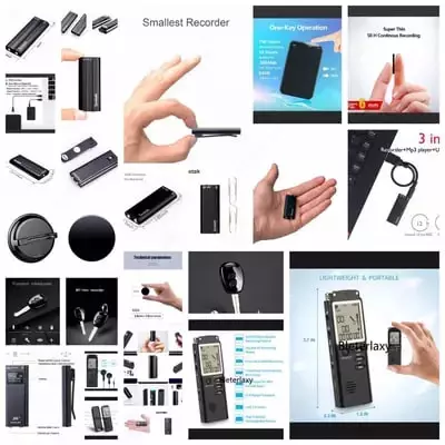 Диктофон "Savetek" GS-R22 8ГБ - 55-60 часов непрерывной записи - Эдм