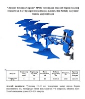 Плуг оборотный навесной 3+1 Оптом и розница