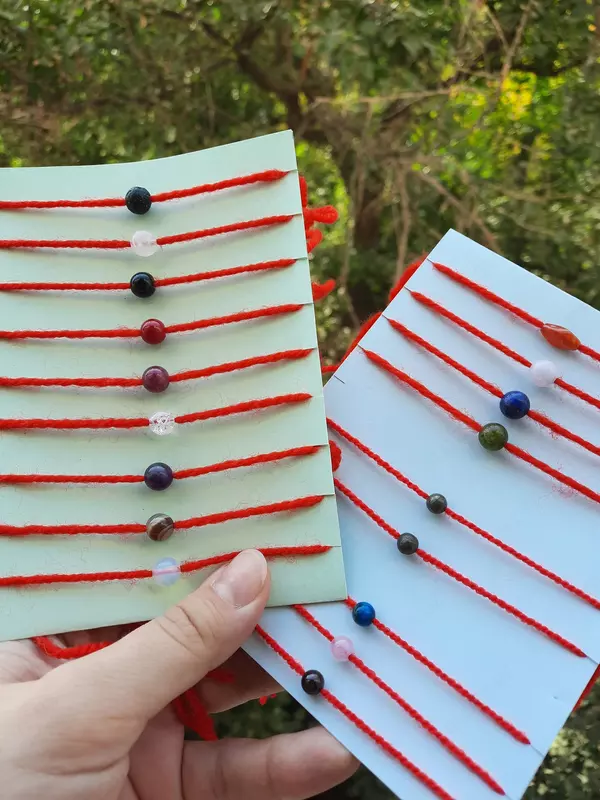 Израильские нити с натуральным гематитом Magic_Store