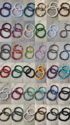 Браслет из граната. Гранатовый браслет - OksMikhWorkshop