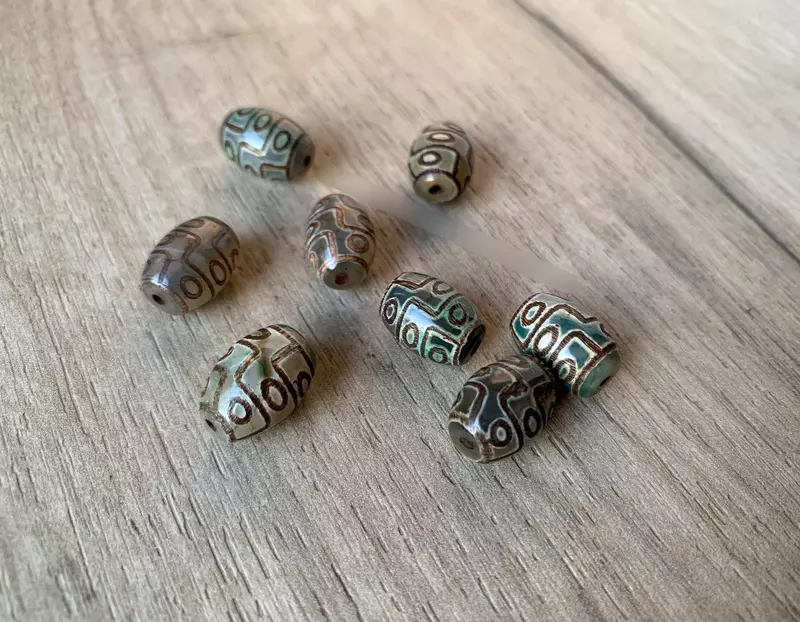 Трех глазковая бусина Дзи Только в розницу