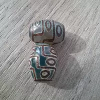 Денежные бусины Дзи (Дзы). Тибетские амулеты из агата.