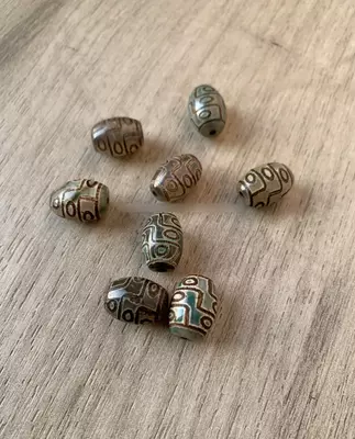 Денежные бусины Дзи (Дзы). Тибетские амулеты из агата. - 150 000 сум / шт.