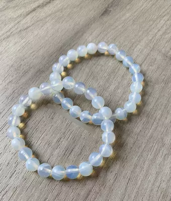 Комплект. Кулон и браслет из лунного камня и розового кварца Сувениры