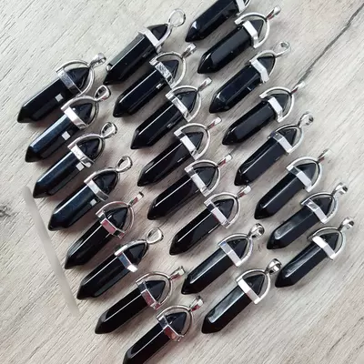 Кулон-маятник из натурального камня