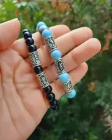 Сандаловые браслеты со скандинавскими рунами Сувениры