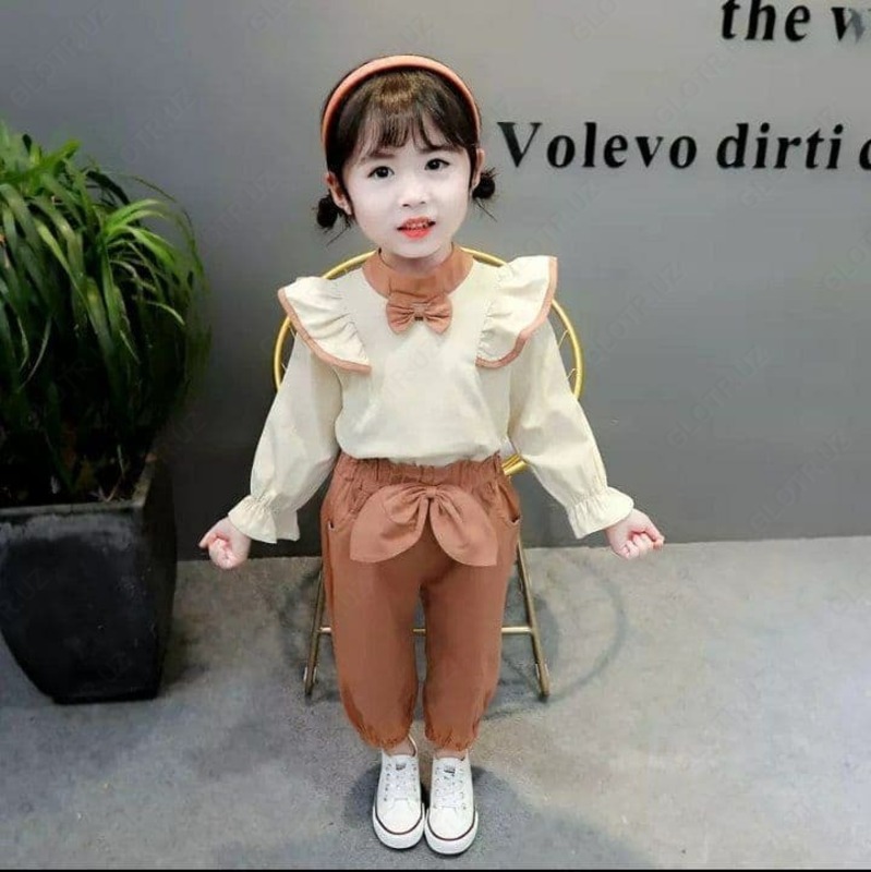 Брючный костюм для девочки - от {0} сум