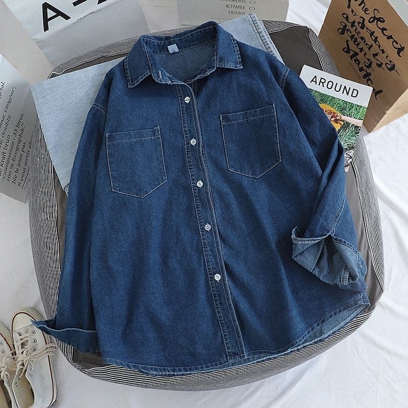 Джинсовая рубашка