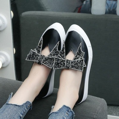 155 522 сум / пара Женские туфли с пряжкой бантом