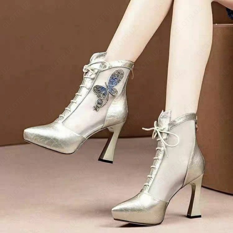 Yalang'och taqilgan ayollarning oyoq Bilagi zo'r botinkalari Ulgurji va chakana