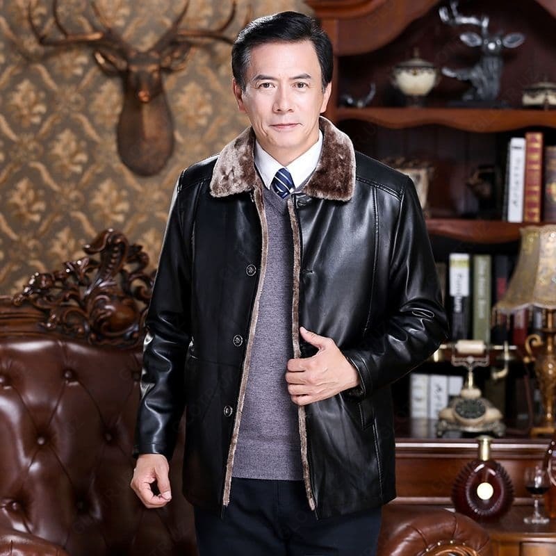 Мужская зимняя куртка черная