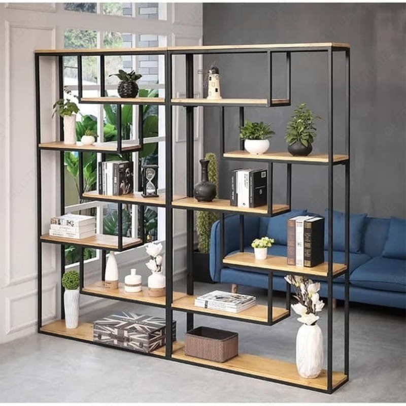 Металлический книжный стеллаж (стойка) р-р 1800 х 900 х 320 мм