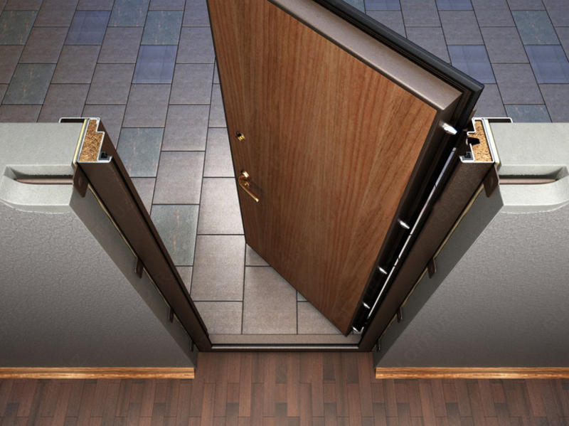 Установка входных квартирных металлических дверей